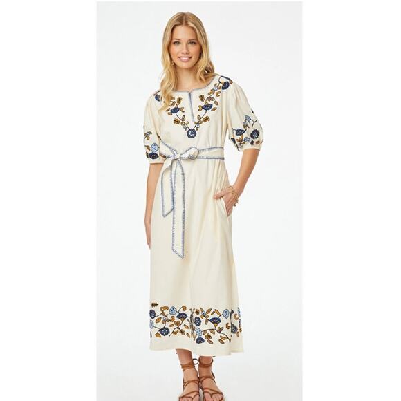 Roller rabbit DAVINA EMBROIDERY LUCA CAFTAN - Picture 2 of 16